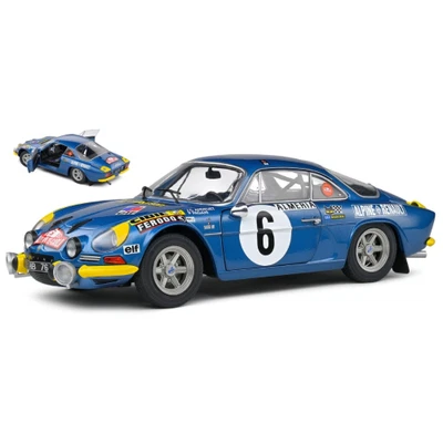 ALPINE A110 1600S N.6 RALLY MONTECARLO 1972 CANDRUET-PAGANI (NIGHT) 1:18 Solido  - Immagine 1 di 2
