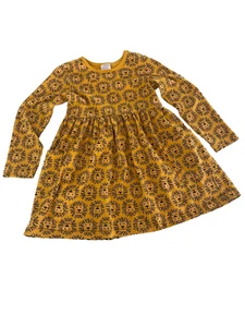 Hanna Andersson Long Sleeve Playground Dress w/ Pockets Friendly Lion 110CM/US 5 - Picture 1 of 4