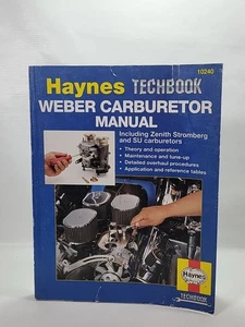 Weber Carburetor Manual Including Zenith Stromberg and SU Haynes Techbook 10240 - Picture 1 of 10