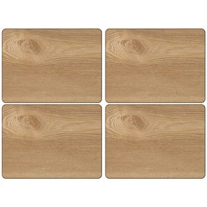 Creative Tops Oak Veneer Pack Of 4 Placemats - Picture 1 of 3