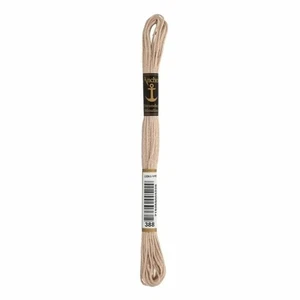 Anchor  ~ Cotton Embroidery Threads ~  Color Shade ~ 388 Ecru - Picture 1 of 1