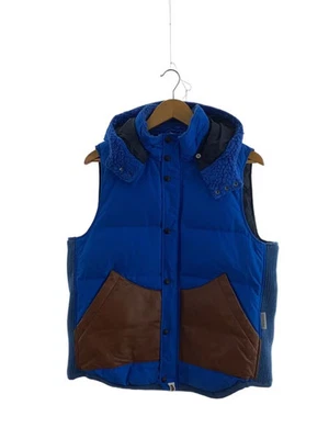 A BATHING APE down Vest blue L Used - Image 1 of 4