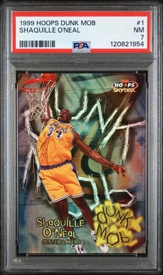 1999 Hoops Dunk Mob - Shaquille O’Neal #1 PSA 7 - Image 1 of 2