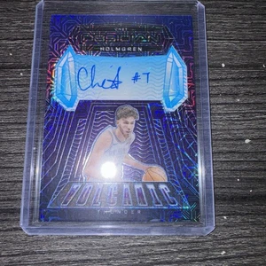CHET HOLMGREN AUTO 5/5 SSP 2023-24 OBSIDIAN DEEP SEA BLUE PRIZM MOJO AUTOGRAPH - Picture 1 of 4