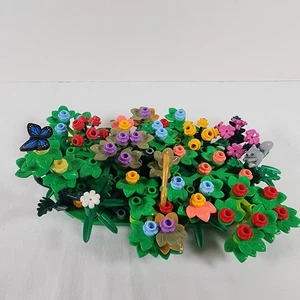Lego MOC Bodendecker Garten Rebe Blumen Blätter Eichhörnchen Schmetterling 100+ Teile - Bild 1 von 9