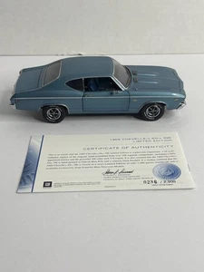Franklin Mint 1969 Chevelle SS 396 Limited Edition Glacial Blue Poly - Bild 1 von 9