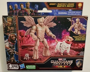 GUARDIANS OF THE GALAXY 3 GROOT BABY ROCKET COSMO 3.75" FIGURES 3 FIGURE PACK - Picture 1 of 4