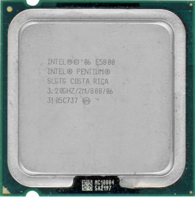 ✅Procesador INTEL✅ PENTIUM DUAL-CORE E5800 3.2GHz SLGTG SOCKET LGA775 2MB CACHE - Imagen 1 de 3