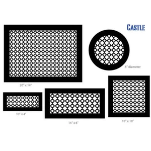 Castle 10 in. x 10 in. Oil Rubbed Bronze/Powder Coat, Wall or Ceiling Supply - Picture 1 of 3