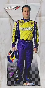 2004 NASCAR #7 Robby Gordon Harrahs Racing 14" Racing Cardboard Stand Up - Picture 1 of 9