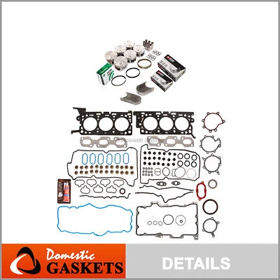 Juego completo de juntas rodamientos pistones aptos 04-05 Mazda Ford Mercury 3.0L Foto 1 de 4