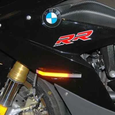 BMW S1000RR S1000 RR INTEGRATED FRONT TURN SIGNALS 2010 - 2019 NRC - Imagem 1 de 4