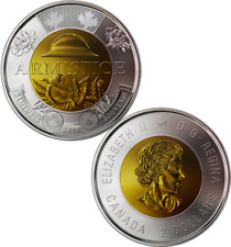 1918-2018 100th Anniversary Armistice Toonie $2 Coin from Special Wrap Roll
