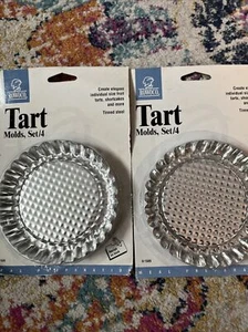 moldes para tartas rowoco 2 juegos-4 cada uno NUEVO 8 en total - Imagen 1 de 8