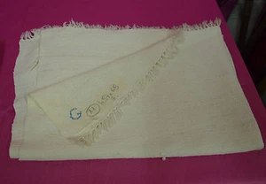 Asciugamani canapa trama larga "G" 97x69 (11) B12 Hemp Towel Serviette ° - Imagen 1 de 1