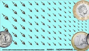 Nordwind Highlanders - Nordwind Husaren - Wasserrutsch Aufkleber für Battletech - Bild 1 von 1