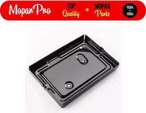FOR 1941-1942 1946-1948 PLYMOUTH NEW BATTERY TRAY POWDER COATED BLACK DELUXE - Picture 1 of 3