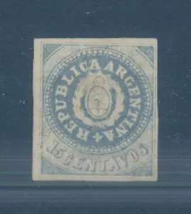 ARGENTINA 1862-64 15 cent. blue MH no accent. - fake (CV $8750 EUR7000) - Picture 1 of 1