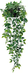 Fake Hanging Plants, Artificial Small Potted Plants for Indoor Outdoor Aesthetic - Picture 1 of 12