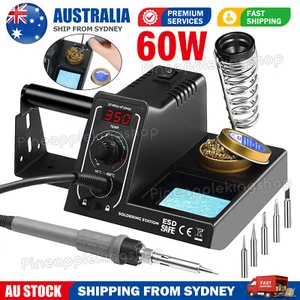 60W Soldering Iron Solder Rework Station Variable Temperature LED Display - Picture 1 of 12