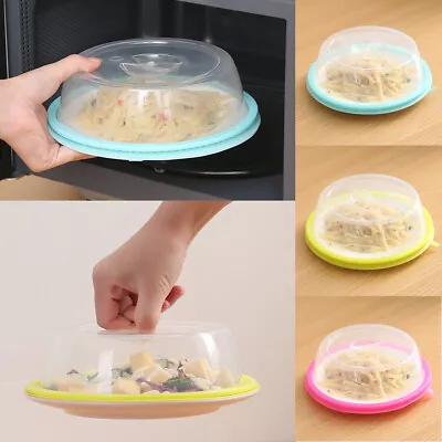 2/4PCS Collapsible Microwave Plate Cover Splatter Guard Kitchen Gadget - Image 1 of 4