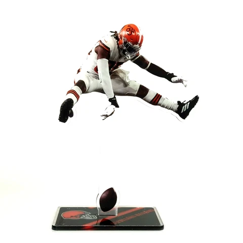 David Njoku Figure - #85 Cleveland Browns Celebrates Touchdown figurine Ornament Cover