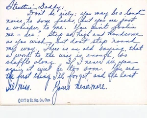 Arcade Card: Exhibit Supply Co. 1920's - Breakup Letter to Struttin' Daddy - Picture 1 of 2