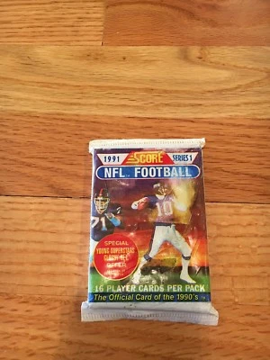 1991 NFL Football Score Series 2 Cards, NOS - Image 1 of 2