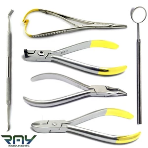 Kit de herramientas de ortodoncia dental cortador de ligadura de alambre doblado - Imagen 1 de 7