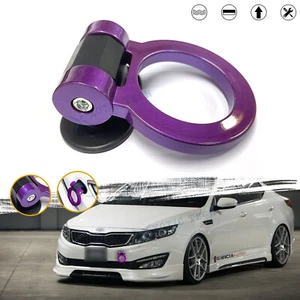 JDM Racing Sporty Style Purple Track Plastic Tow Hook Look Decor For Honda Civic - Bild 1 von 12