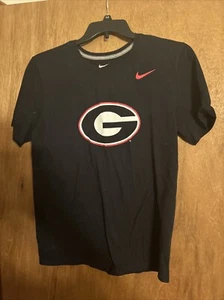 Nike University of Georgia Football Black T-Shirt Men's Large - Picture 1 of 4