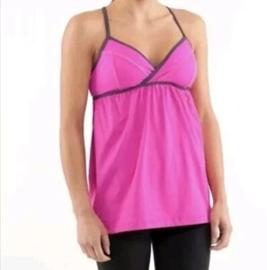 Camiseta sin mangas de ensayo ajustable Lululemon Paris rosa Luxtreme para mujer talla 2 - Imagen 1 de 7