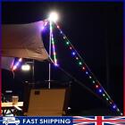 ~ Camping String Light 100LM/200LM Tent Lamp 10M for Hiking Camping (Yellow RGB)