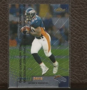 1999 Topps Finest #100 Terrell Davis Denver Broncos W/Protective Peel - Picture 1 of 1