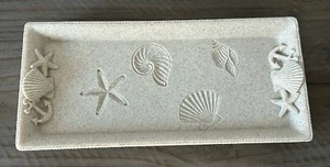 Yankee Candle Seashell Candle Tray White Sands NEW - Picture 1 of 4