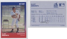 1989 Star Sarasota White Sox Kurt Brown #1