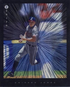 CHIPPER JONES 1997 Pinnacle Zenith 8x10 Dufex #14 of 24 HOF Atlanta Braves !Mint - Bild 1 von 2