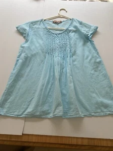 Blusa para mujer Ruby Street azul talla S/M - Imagen 1 de 7