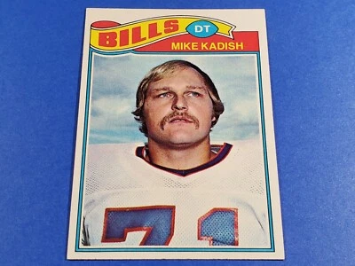 1977 TOPPS FOOTBALL #353 MIKE KADISH HIGH GRADE NEAR MINT NRMT - Image 1 of 3