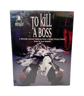 1994 BePuzzled To Kill a Boss 💼 Murder Mystery Puzzle 500+ Pc Crime Game - Image 1 of 3