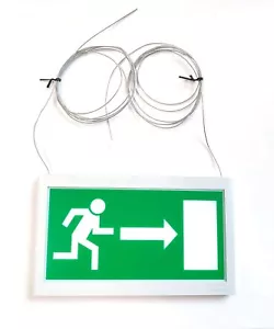 Insegna LED luce di emergenza via di fuga luce di emergenza uscita di emergenza luce illuminazione di emergenza #K1-D7 - Foto 1 di 2