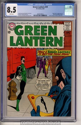 GREEN LANTERN #29 (DC 6/64) CGC 8.5 ORIGN AND 1ST APPEARANCE OF BLACK HAND - Image 1 of 2