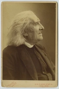 Cabinet circa 1875 Swim. The Composer Franz Liszt (1811-1886). - Picture 1 of 2