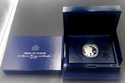 1861-2011 *RARE* MEDAL OF HONOR SILVER PROOF 150 YEARS OF COURAGE AND SACRIFICE - Image 1 of 4