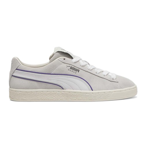 Scarpe casual sneakers uomo Puma scamosciate X L London stringate grigie 39208501