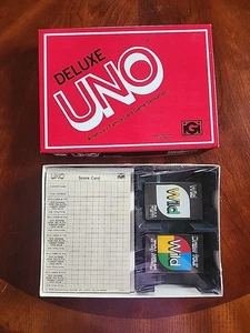 1978 Deluxe Edition UNO Card Game NOS STILL SEALED International Games Vintage - Picture 1 of 7