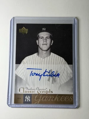 2004 Upper Deck Yankees Classic Scripts Auto Tony Kubek AU-66 - Image 1 of 2