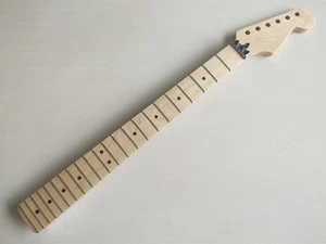 Mástil de guitarra de arce 22 trastes tuerca de bloqueo de 25,5 pulgadas para reemplazo de brillo hágalo usted mismo - Imagen 1 de 8