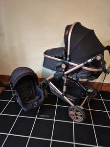 My Mini Baby Pink Pram Stroller Complete Set - Picture 1 of 3