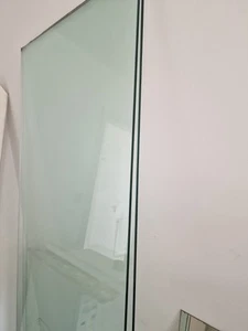 Glass Shower Screen Panel Tempered Glass 2m X 70cm X 8mm FRAMELESS Panel Only - Picture 1 of 2